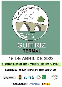 CARTEL CARREIRA POPULAR guitiriz termal