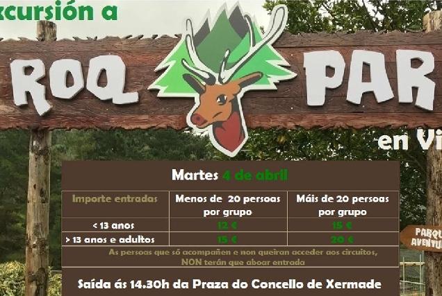 EXCURSION ROQ PARK XERMADE PORTADA