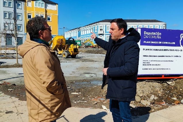 obras praza america as pontes