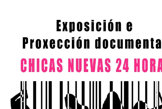 Cartaz exposición Chicas nuevas