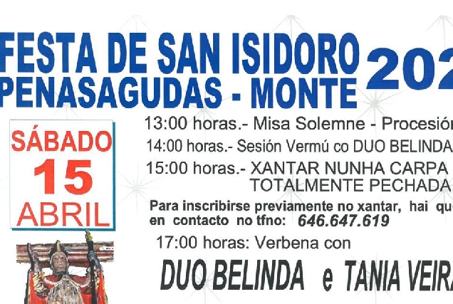 festa san isidoro penasagudas 2023 xove