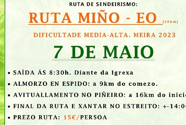 ruta mino eo meira. portada