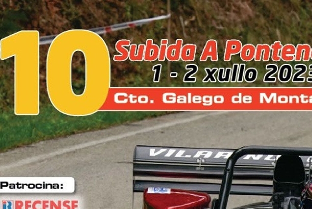 X subida pontenova 2023 cartel