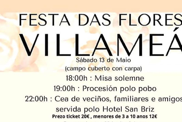 festa das flores villamea pontenova