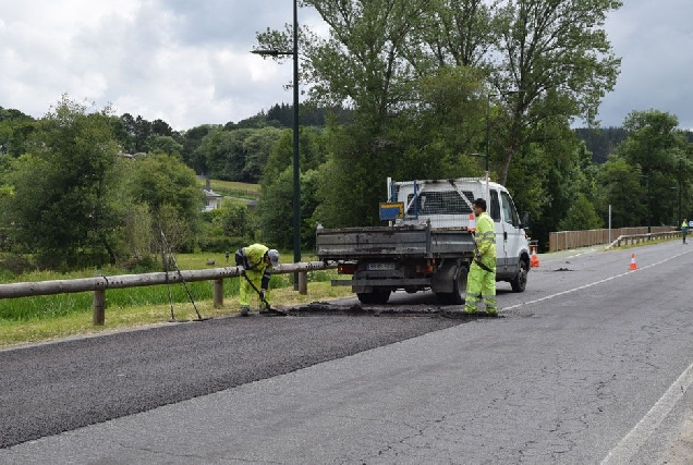 obras asfaltado estrada rato