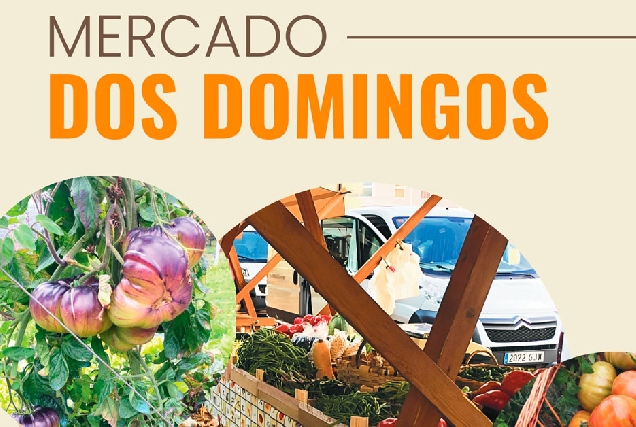 Cartel Mercado dos Domingos Ribadeo 2023