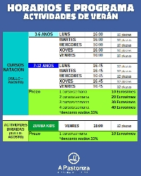 cursos verano piscina pastoriza