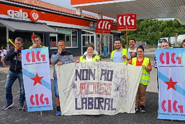 manifestacion estacion servizo guitiriz