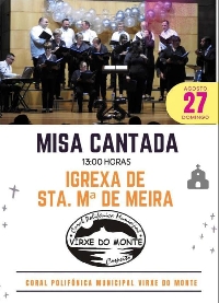 misa cantada meira coral virxe do monte