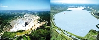 antes e despois lago das pontes