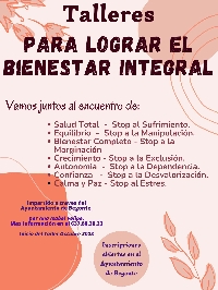 talleres benestar integral begonte