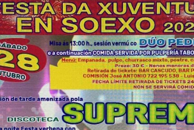 festa xuventude soexo portada