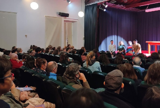 Casa da Cultura Sarria presentación libro O piloto de gaivotas