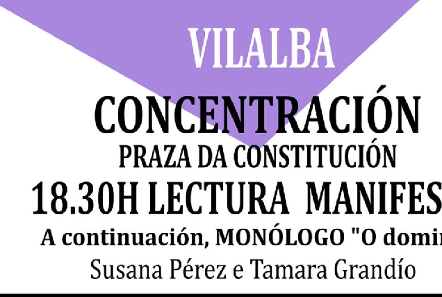 concentracion vilalba muller violencia portada