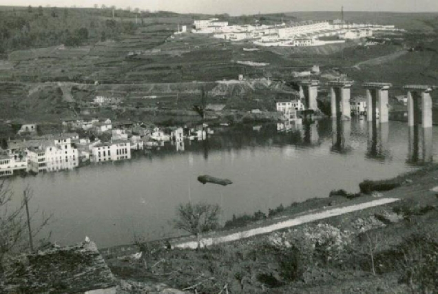 portomarin velle e novo foto antiga