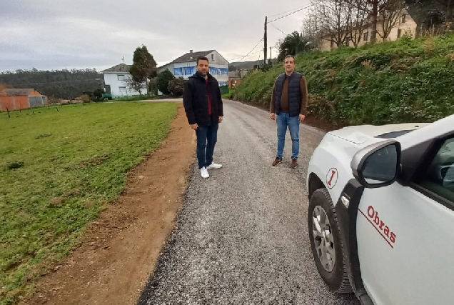 2024 O ALCALDE DE FOZ E O CONCELLEIRO ÁNGEL FERNÁNDEZ EN TRASMONTE (SANTA CILLA)