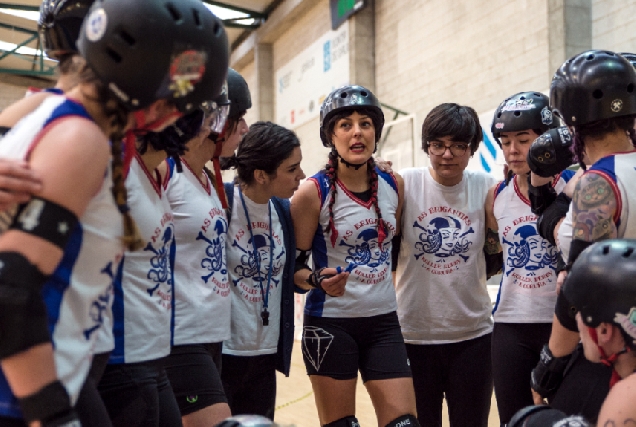 As Brigantias Roller Derby A Coruña, foron o primeiro equipo deste deporte na Coruña