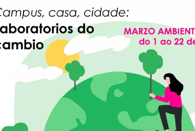 Cartel do ciclo 'Marzo Ambiental' da UDC