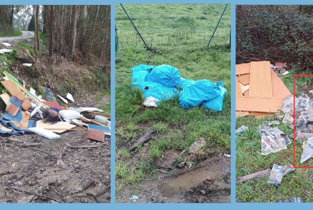 basura lixo abandono residuos monte viveiro 2024