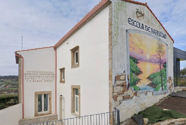 Imaxe da escola de Barrañán en Arteixo