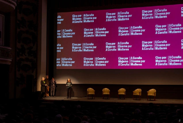 Imaxe da presentación da II Mostra de Cinema por Mulleres na Coruña