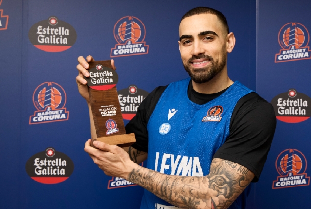 Yunio Barrueta é o Xogador Estrella Galicia de Febreiro