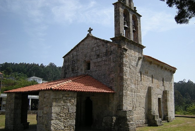 Imaxe da Igrexa de Santa María de Doroña en Vilarmaior