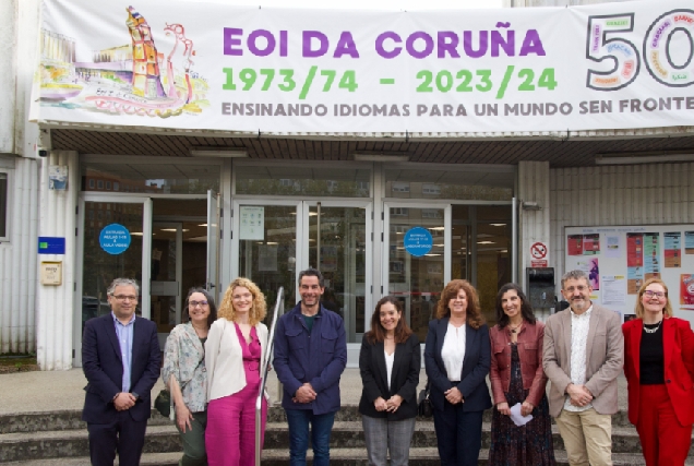 Imaxe da celebración do 50 aniversario de Escola Oficial de Idiomas na Coruña