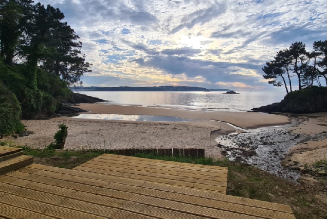 Imaxe da praia Marín en Perbes