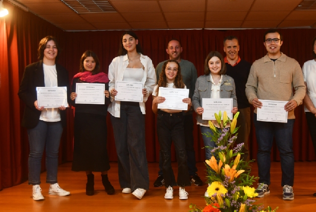 Imaxe dos gañadores do concurso organizado por Cambre