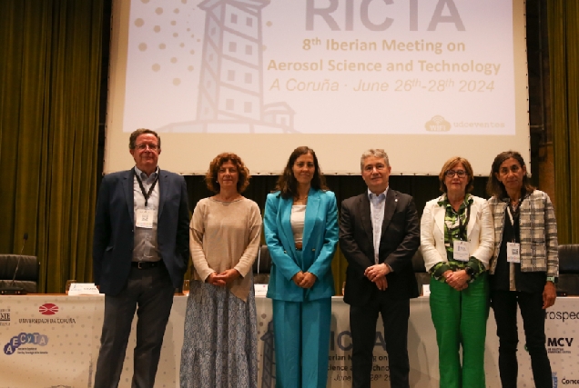 Imaxe da inauguración do Iberian Meeting on Aerosol Science and Technology (RICTA 2024)