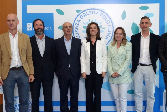 Imaxe da visita da Xunta a Vertex Bioenergy en Curtis