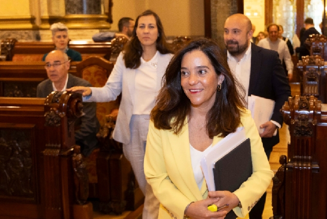 Imaxe do pleno de xuño no Concello da Coruña