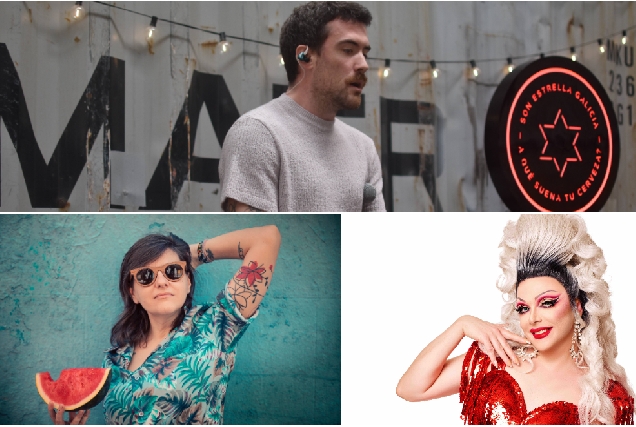 Imaxe dos artistas do Atlantic Pride do 7 de xullo