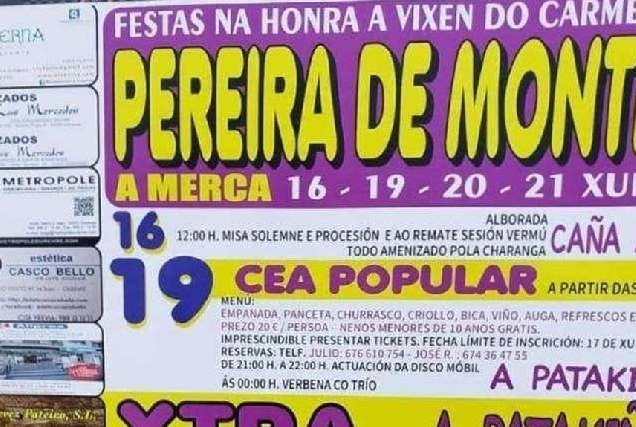 cartel da festa de pereira dos montes en a merca