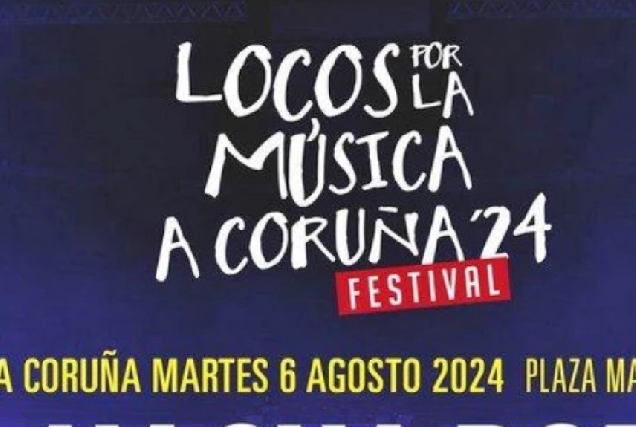 Imaxe do cartel de Locos por la Música en A Coruña