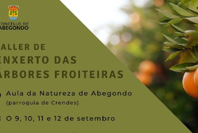 Cartel do Taller de Enxerto das Árbores Froiteiras