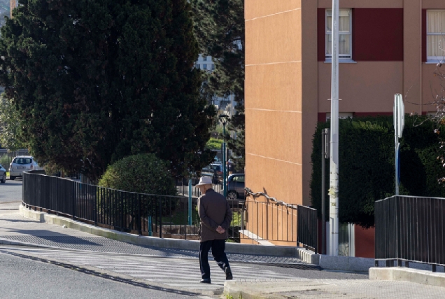 Imaxe do barrio das Flores na Coruña