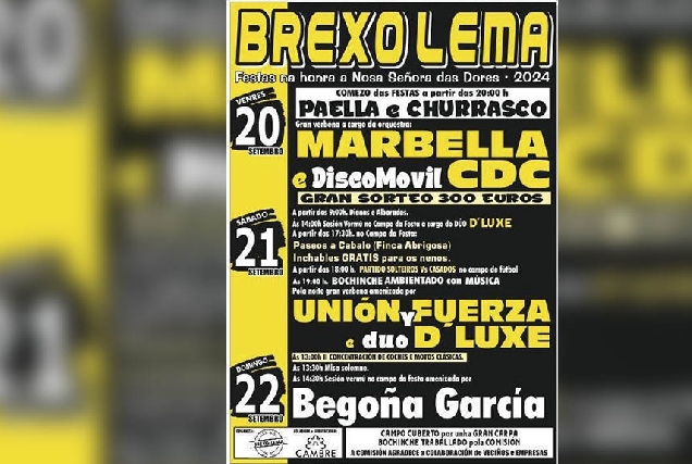 brexo lema festas cambre