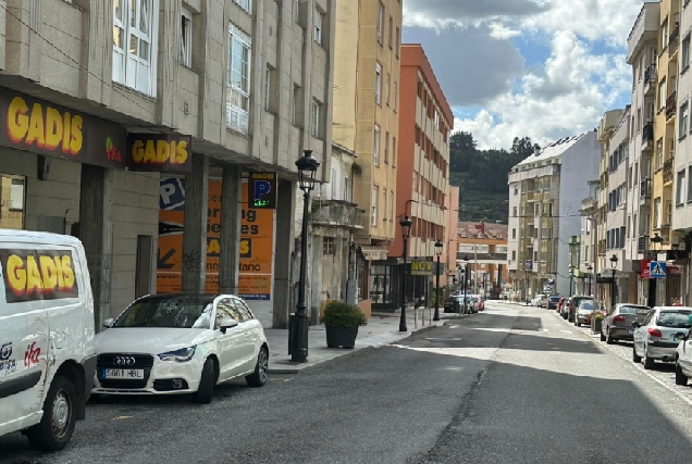 Imaxe da avenida Jesús García Naveira en Betanzos