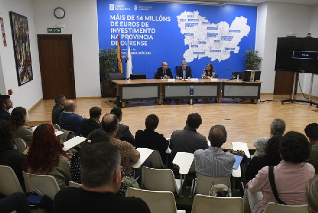 Presentación do novo mapa cartográfico da provincia de Ourense