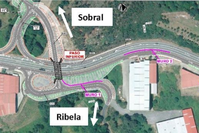 Proxecto “Mellora da Seguridade viaria na intersección de Ribela