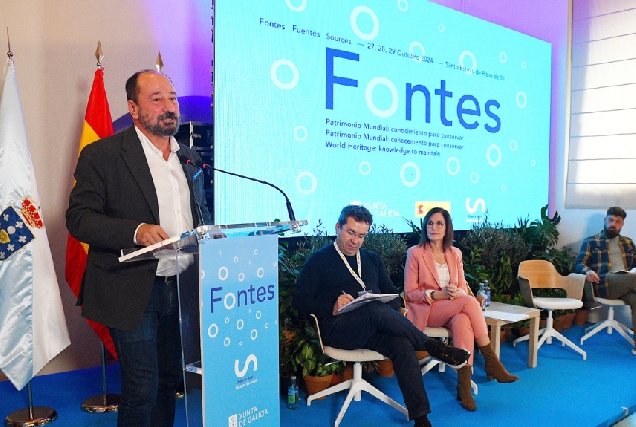 Xosé Merelles no Congreso Internacional 'Fontes'