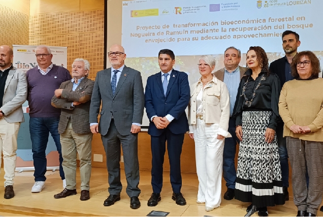 Prtesentación do proxecto de bioeconomía forestal en Nogueira de Ramuín