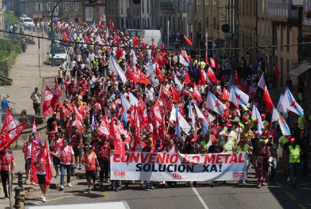 A CORUÑA folga metal 17.06.2026