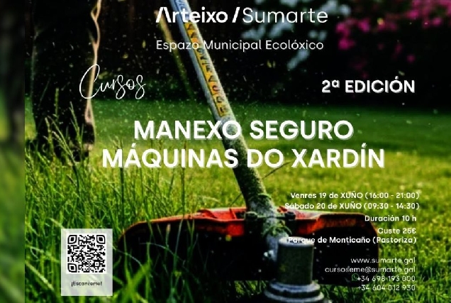 ARTEIXO curso manexo maquinaria xardin